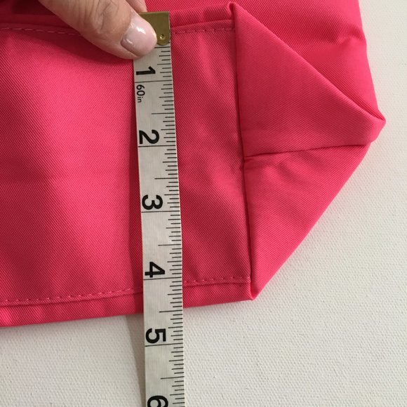 LANCOME NEW Pink Tote/Shoulder Bag Canvas Rectangular Shape Fully Lined - Picture 11 of 14